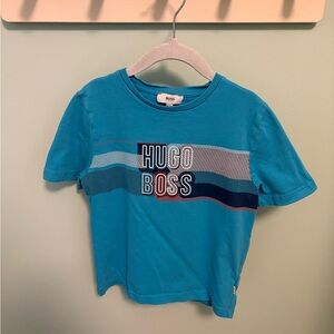 Hugo Boss Kids Teal Logo T-Shirt